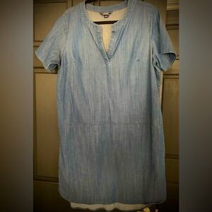 Denim Lands End shift dress